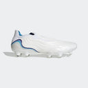 adidas Copa Sense+ FG Firm Ground Boots White/Blue - Best Buy Soccer
