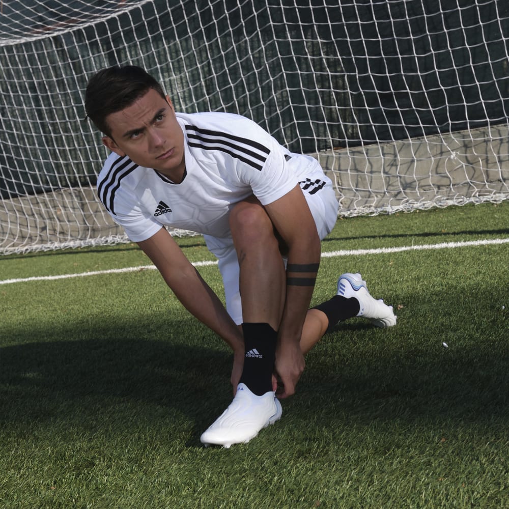 adidas Copa Sense+ FG Firm Ground Boots White/Blue - Best Buy Soccer