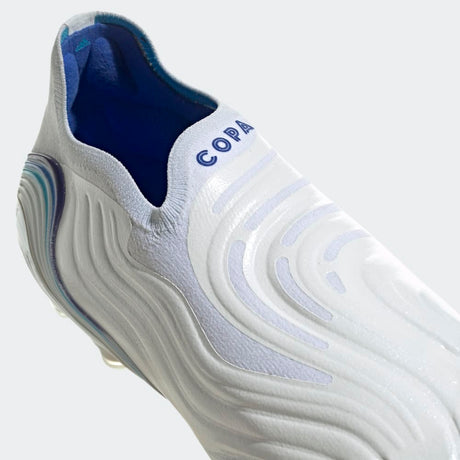 adidas Copa Sense+ FG Firm Ground Boots White/Blue - Best Buy Soccer