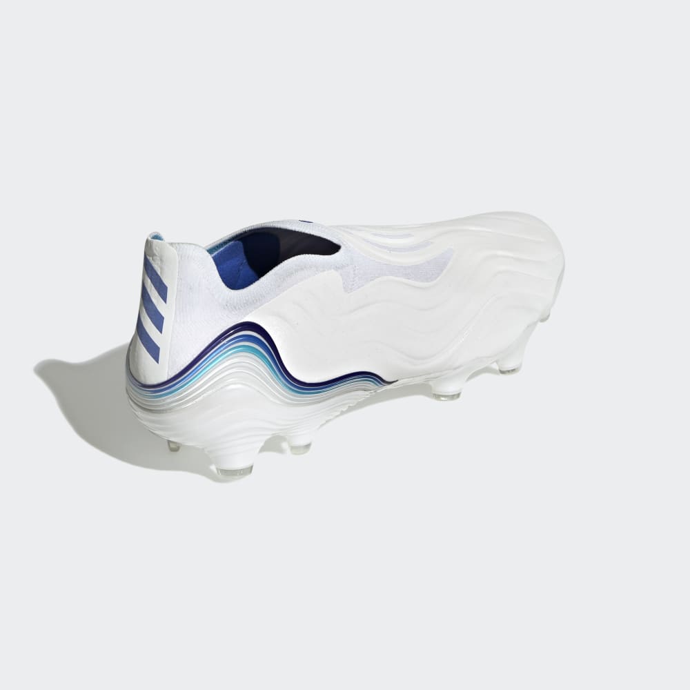adidas Copa Sense+ FG Firm Ground Boots White/Blue - Best Buy Soccer