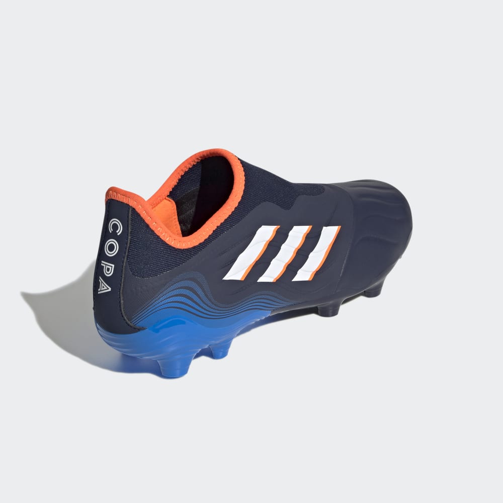 adidas Copa Sense.3 Laceless FG Firm Ground Boots Blue/White/Orange - Best Buy Soccer