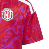 adidas Costa Rica Home Youth Soccer Jersey 26 - Red - Best Buy Soccer