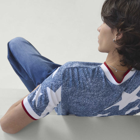 adidas Denim Graphic Soccer Jersey - White/Blue - Best Buy Soccer