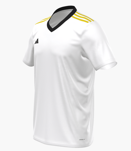 adidas Entrada 22 Custom Jersey White/Yellow - Best Buy Soccer