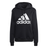 adidas Essentials Big Logo Regular Fleece Women's Hoodies - Black/White - Best Buy Soccer
