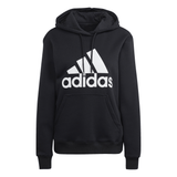 adidas Essentials Big Logo Regular Fleece Women's Hoodies - Black/White - Best Buy Soccer