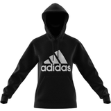 adidas Essentials Big Logo Regular Fleece Women's Hoodies - Black/White - Best Buy Soccer
