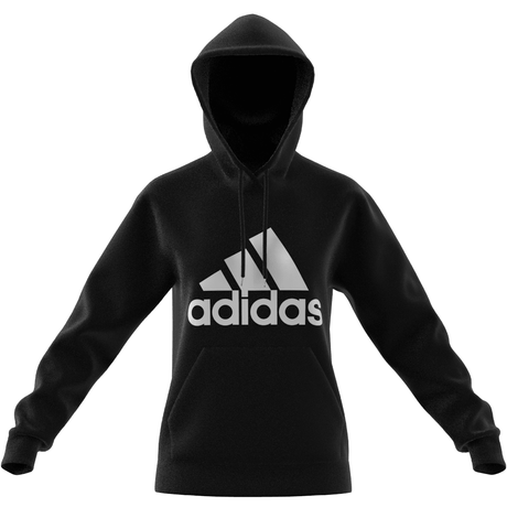 adidas Essentials Big Logo Regular Fleece Women's Hoodies - Black/White - Best Buy Soccer