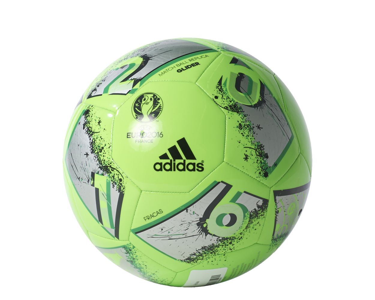 adidas Euro 16 Glider Soccer Ball Green/Silver - Best Buy Soccer