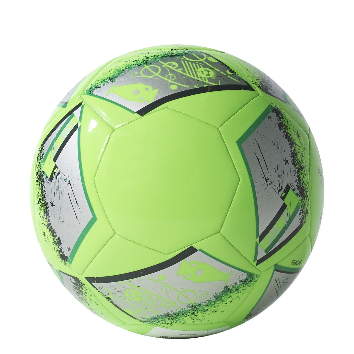 adidas Euro 16 Glider Soccer Ball Green/Silver - Best Buy Soccer