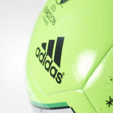 adidas Euro 16 Glider Soccer Ball Green/Silver - Best Buy Soccer