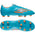 Botas de fútbol para terreno firme para mujer adidas F30 TRX FG - Azul/Naranja fluorescente/Púrpura
