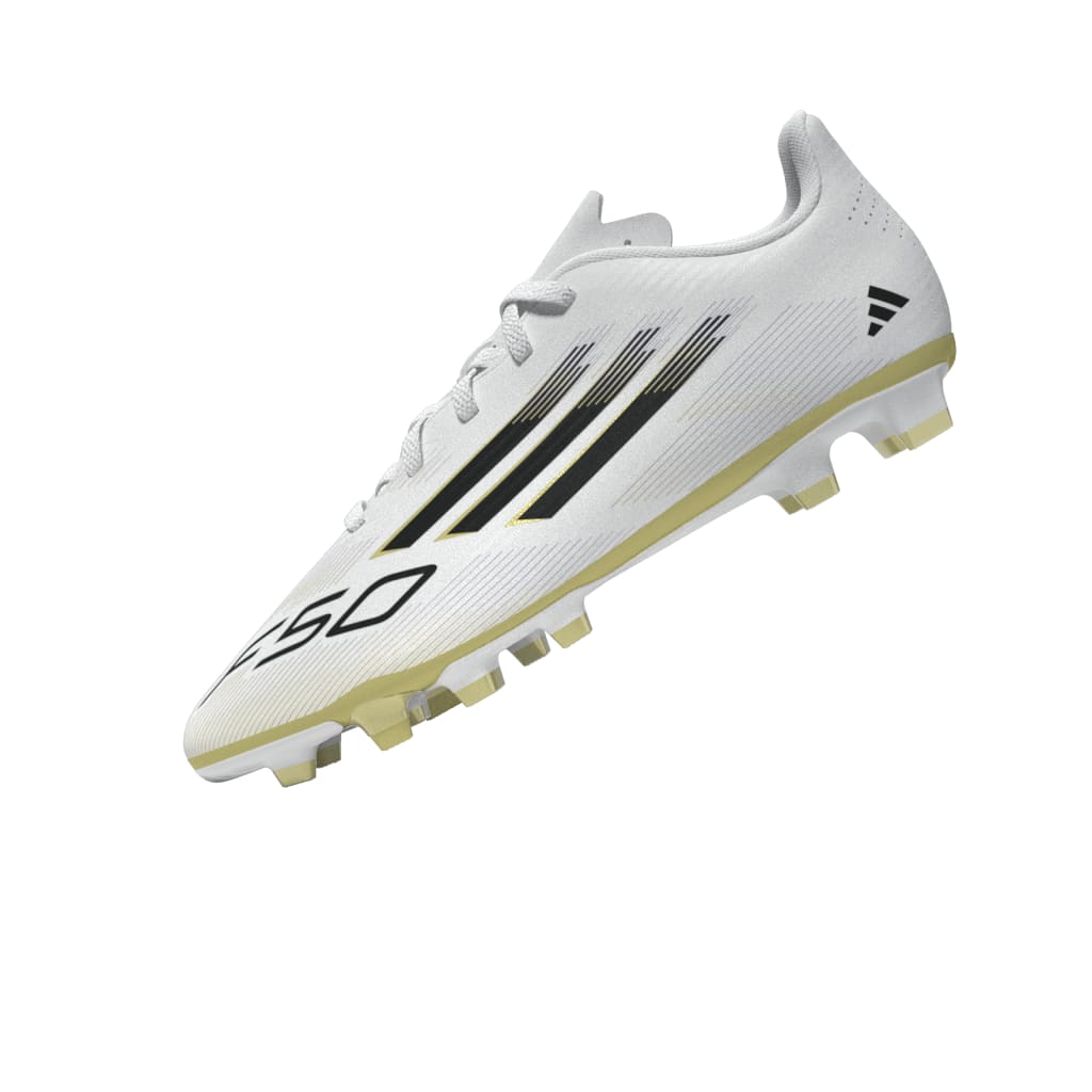 adidas F50 Club Firm/Multi - Ground Boots Kids White/Black - Best Buy Soccer