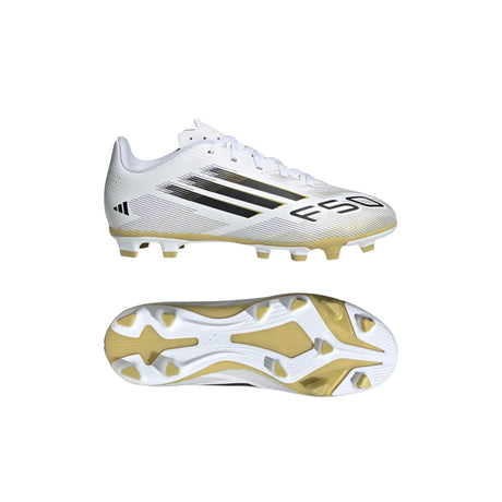adidas F50 Club Firm/Multi - Ground Boots Kids White/Black - Best Buy Soccer