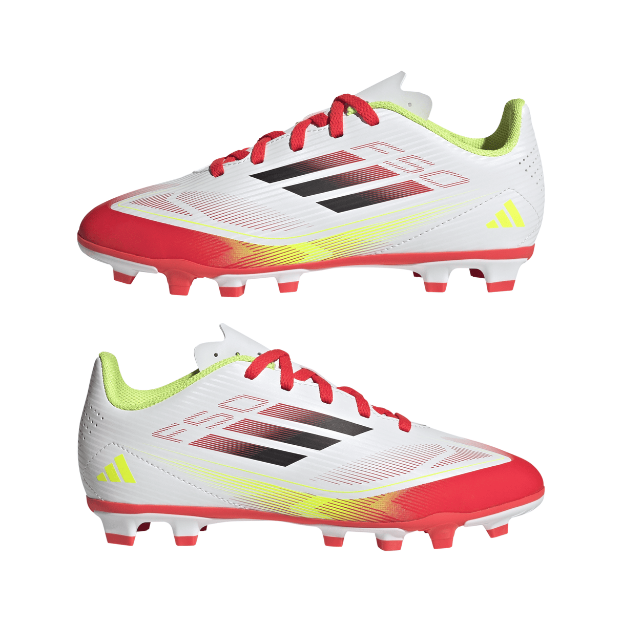 adidas F50 Club Firm/Multi - Ground Boots Kids White/Black - Best Buy Soccer