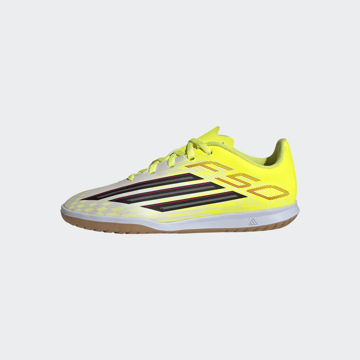 adidas F50 Club IN Indoor Youth Soccer Shoes - Solar Yellow/Black/Lucid Red - Best Buy Soccer