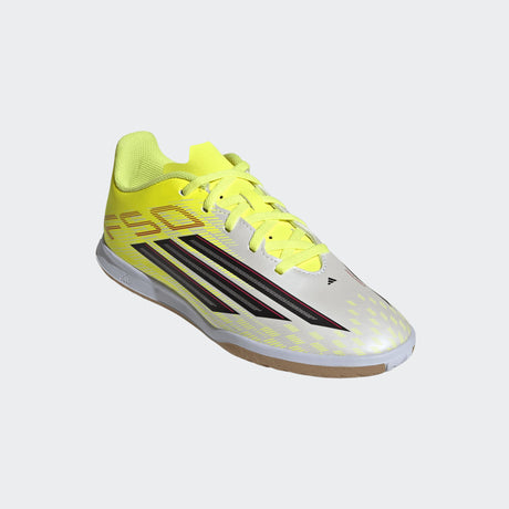 adidas F50 Club IN Indoor Youth Soccer Shoes - Solar Yellow/Black/Lucid Red - Best Buy Soccer