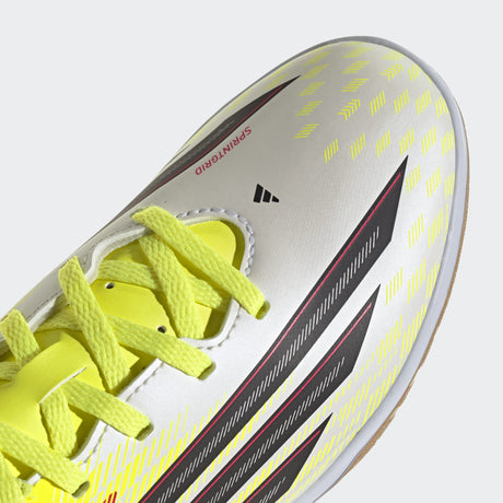 adidas F50 Club IN Indoor Youth Soccer Shoes - Solar Yellow/Black/Lucid Red - Best Buy Soccer