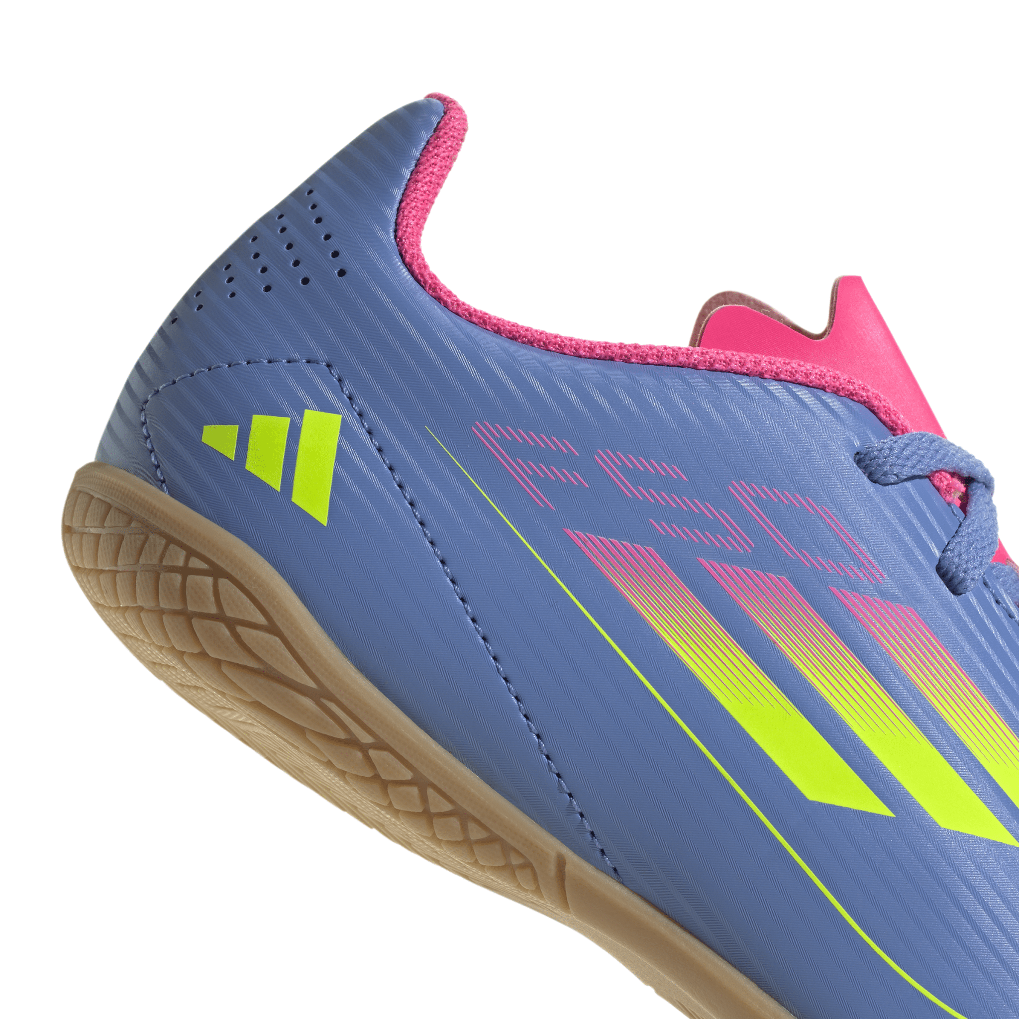 adidas F50 Club Indoor Boots Junior Blue/Lemon - Best Buy Soccer
