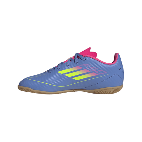 adidas F50 Club Indoor Boots Junior Blue/Lemon - Best Buy Soccer