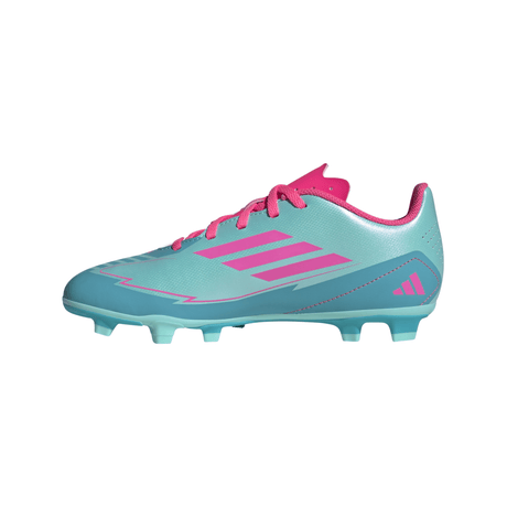 adidas F50 Club Messi Firm/Multi - Ground Boots Junior Aqua/Pink - Best Buy Soccer