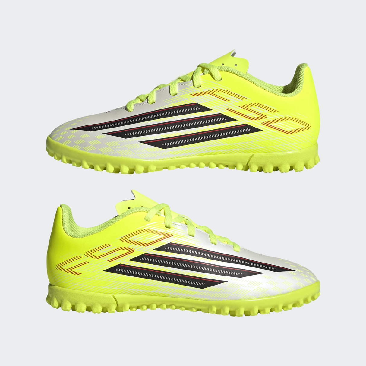 adidas F50 Club TF Turf Youth Soccer Cleats - Solar Yellow/Black/Lucid Red - Best Buy Soccer