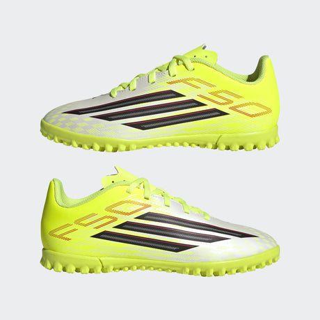 adidas F50 Club TF Turf Youth Soccer Cleats - Solar Yellow/Black/Lucid Red - Best Buy Soccer