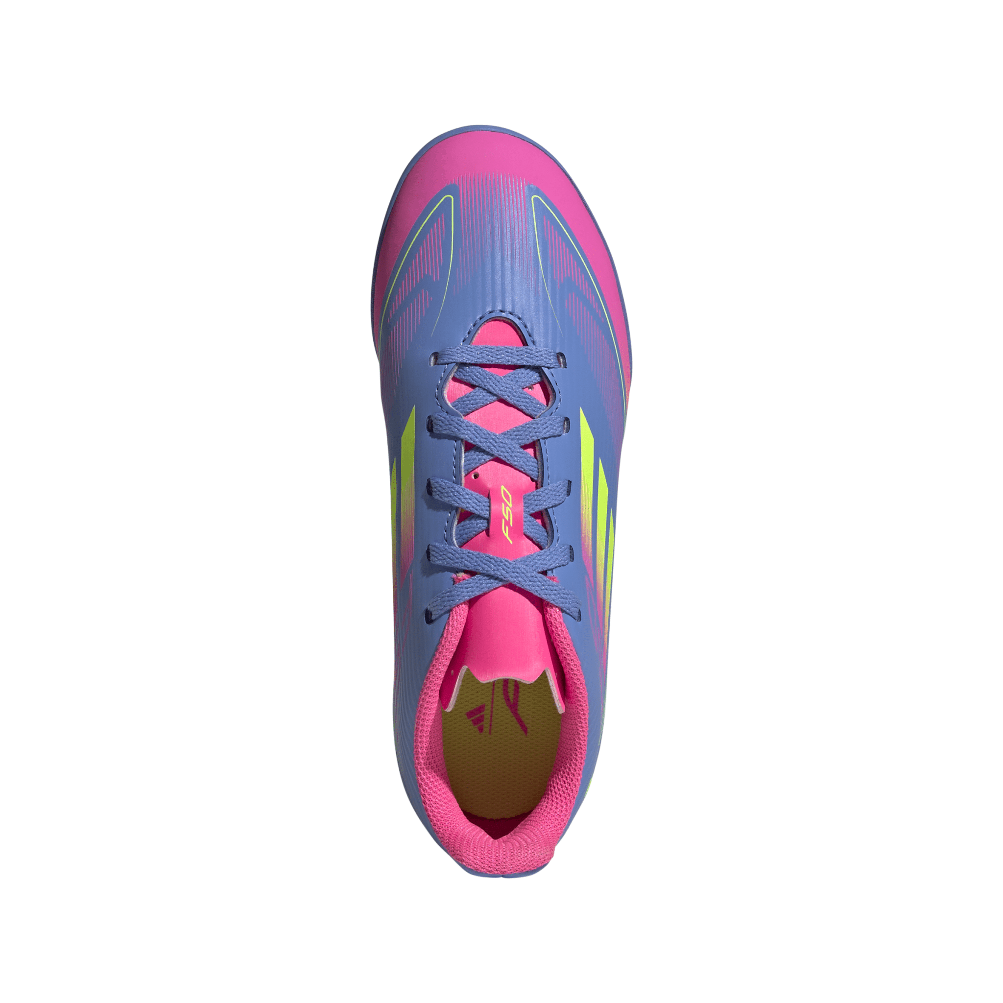 adidas F50 Club Turf Boots Junior Blue/Lemon - Best Buy Soccer