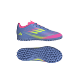 adidas F50 Club Turf Boots Junior Blue/Lemon - Best Buy Soccer