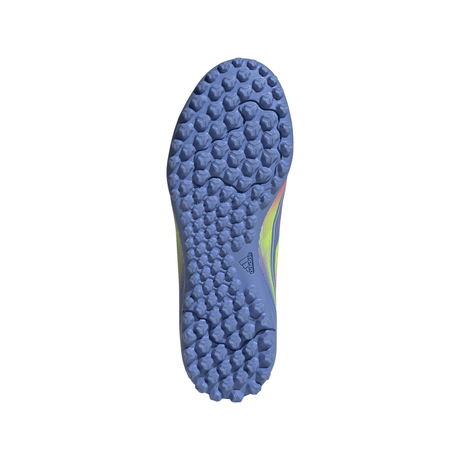 adidas F50 Club Turf Boots Junior Blue/Lemon - Best Buy Soccer