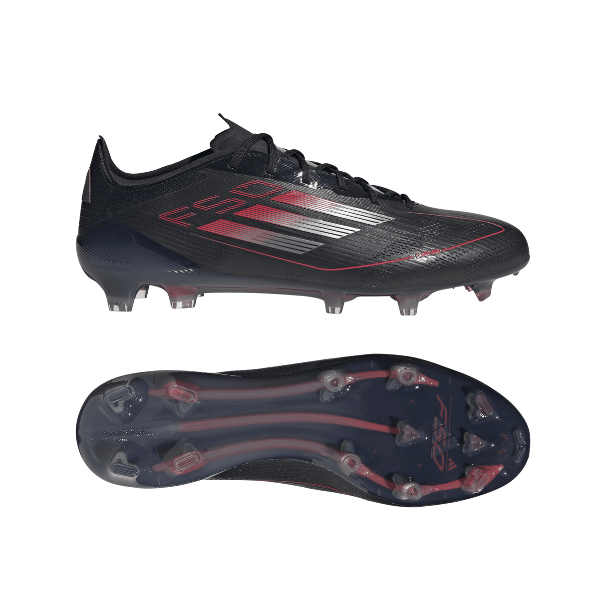 adidas F50 Elite Firm Ground Boots Black/Red - Best Buy Soccer