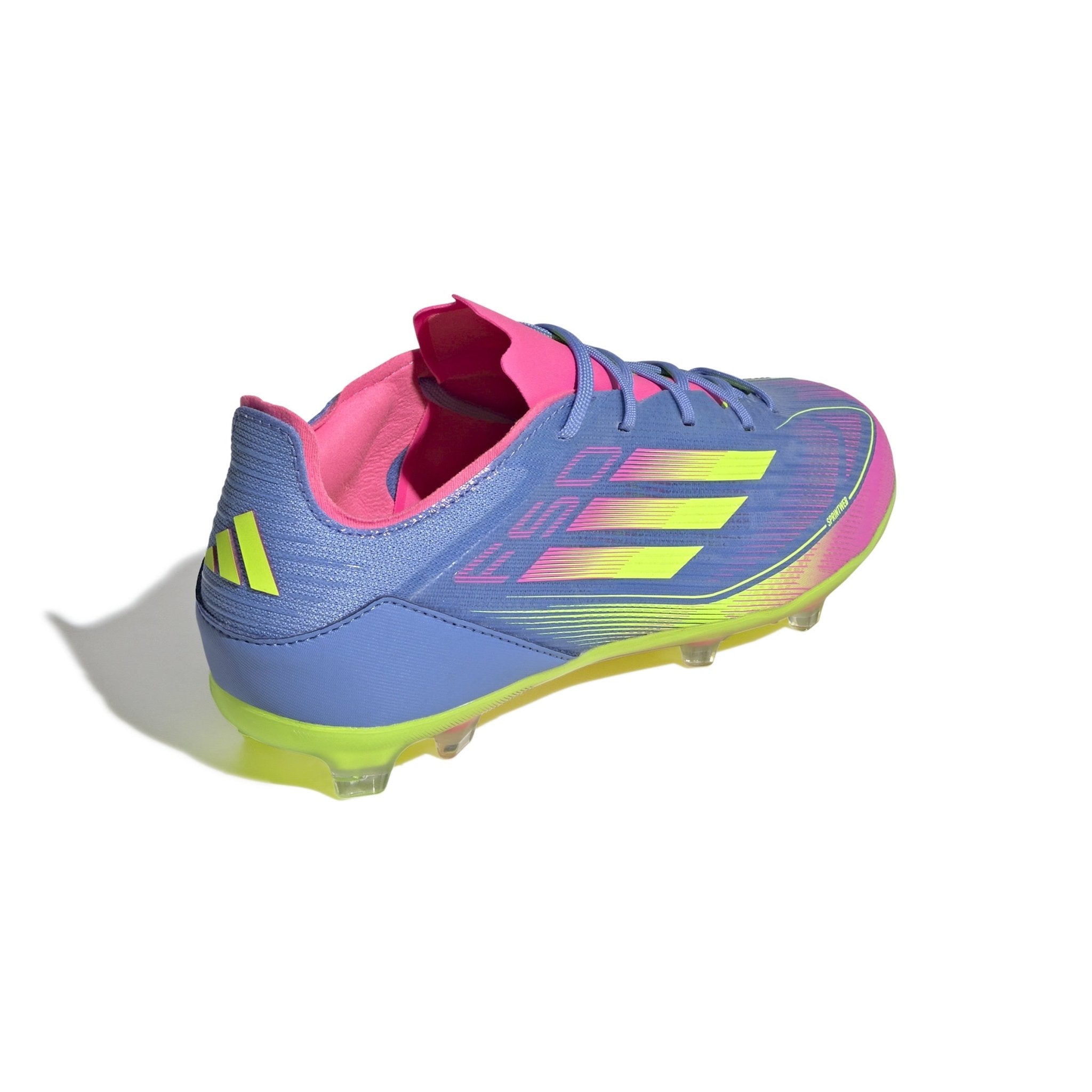 adidas F50 Elite Firm Ground Boots Junior Blue/Lemon - Best Buy Soccer