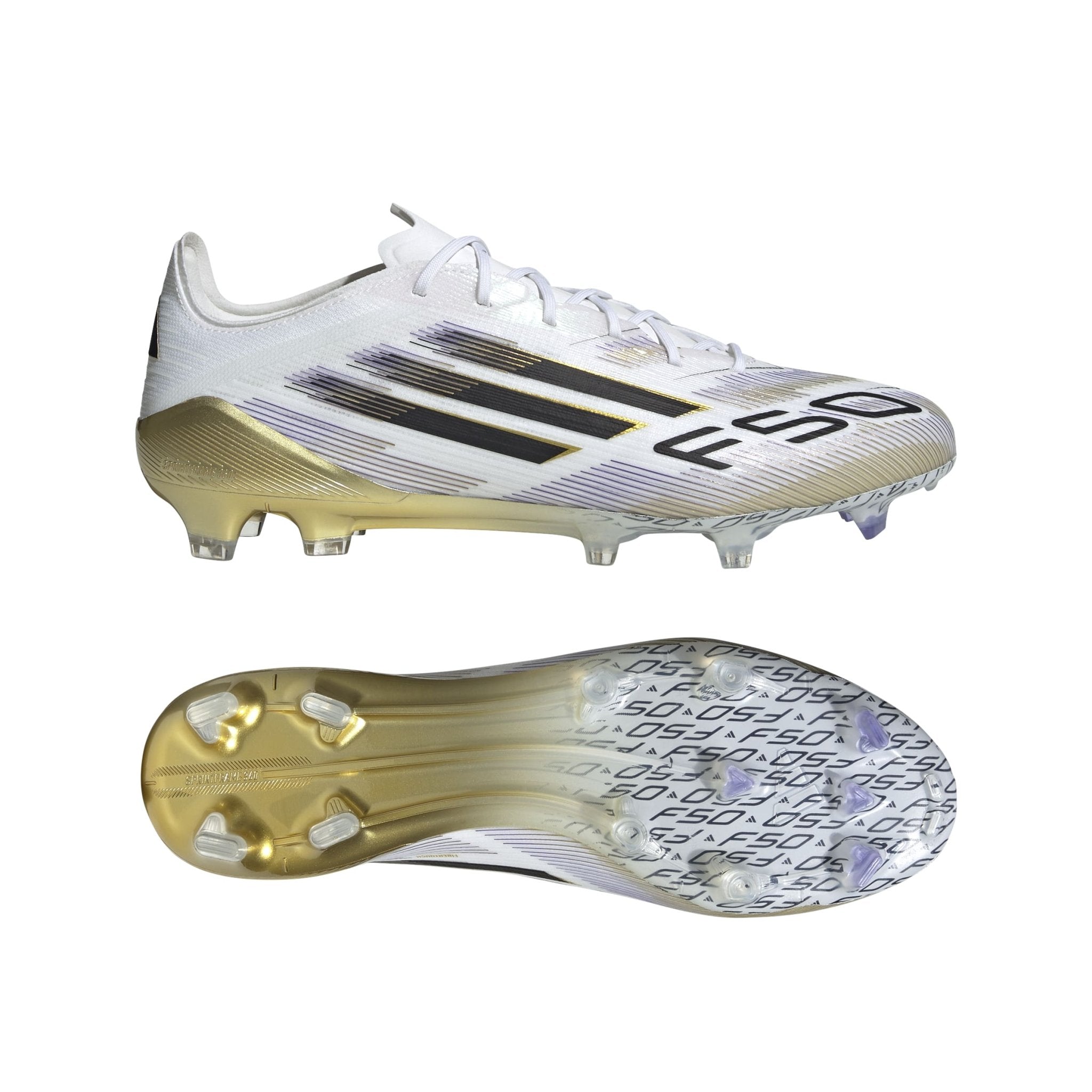 大型セールや時期 adidas F50 Soccer Buy Best – White/Black Boots Ground Firm Elite シューズ