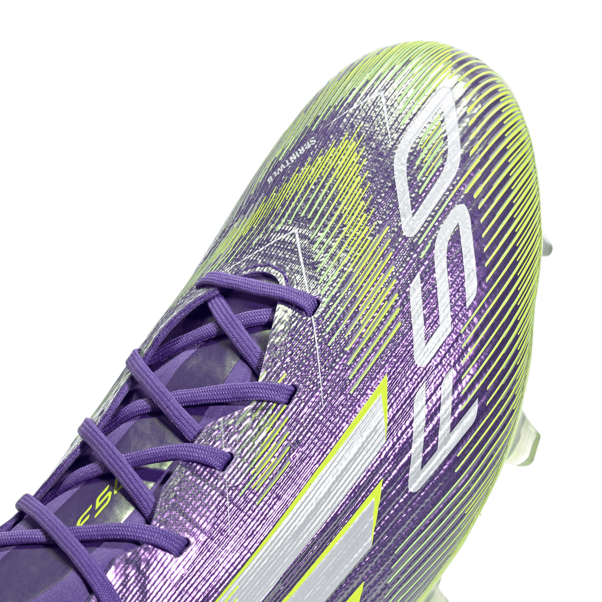 adidas F50 Elite Firm Ground Soccer Cleats- Purple/White/Lemon
