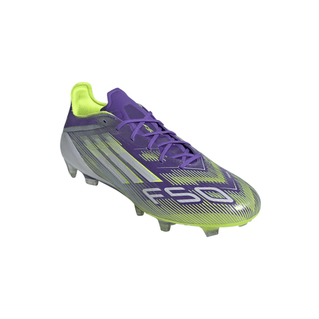 adidas F50 Elite Firm Ground Soccer Cleats - Purple/White/Lemon - Best Buy Soccer