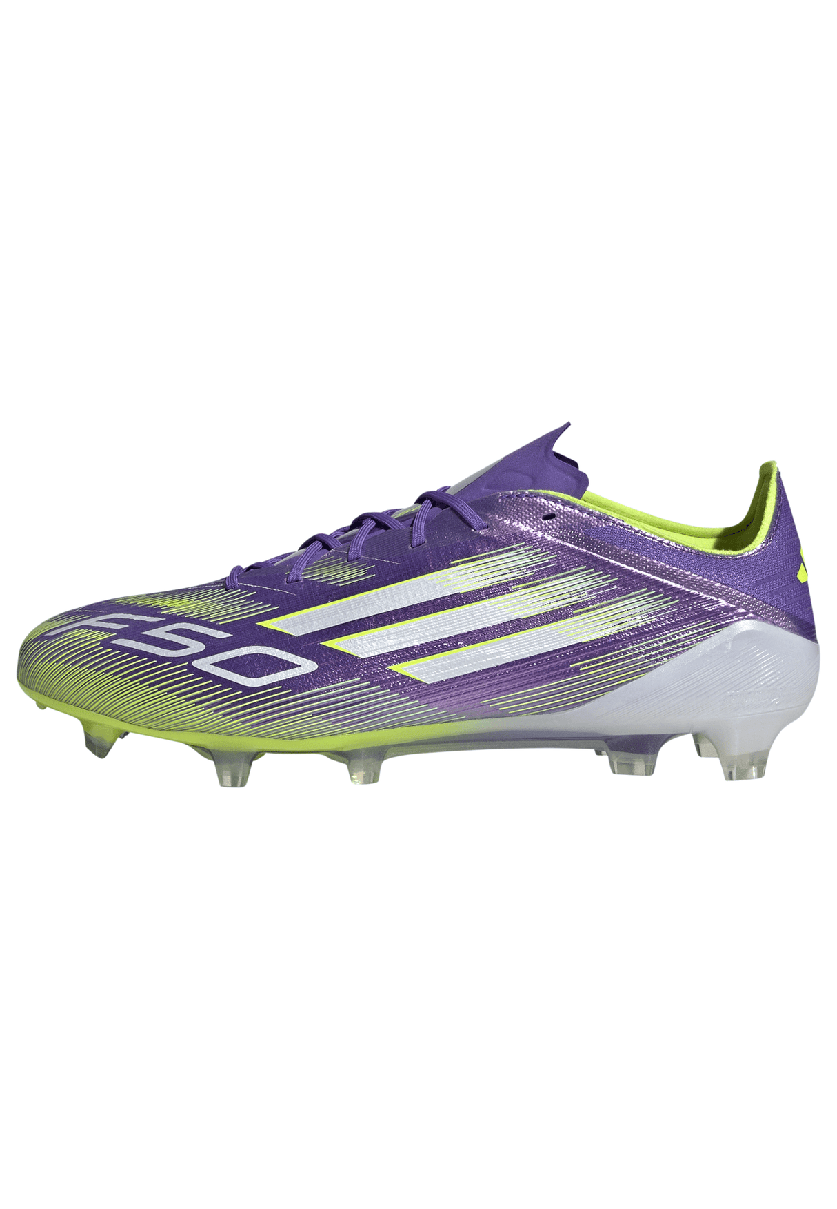 adidas F50 Elite Firm Ground Soccer Cleats - Purple/White/Lemon - Best Buy Soccer