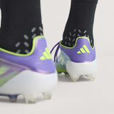 adidas F50 Elite Firm Ground Soccer Cleats - Purple/White/Lemon - Best Buy Soccer