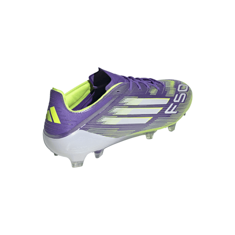 adidas F50 Elite Firm Ground Soccer Cleats - Purple/White/Lemon - Best Buy Soccer