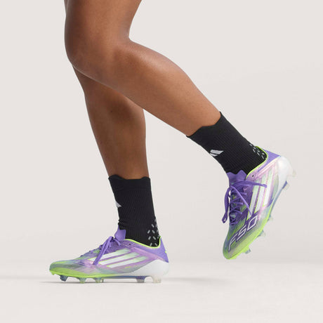 adidas F50 Elite Firm Ground Soccer Cleats - Purple/White/Lemon - Best Buy Soccer