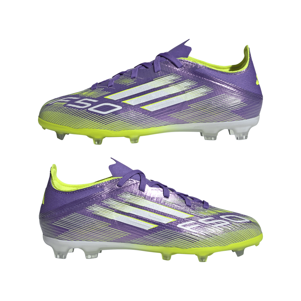 adidas F50 Elite Firm Ground Soccer Shoes Kids - Purple/White/Lemon - Best Buy Soccer