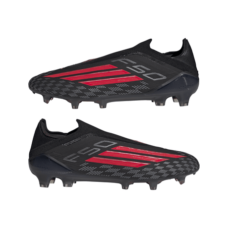adidas F50 Elite Laceless FG Firm Ground Men´s Soccer Cleats - Black/Red - Best Buy Soccer