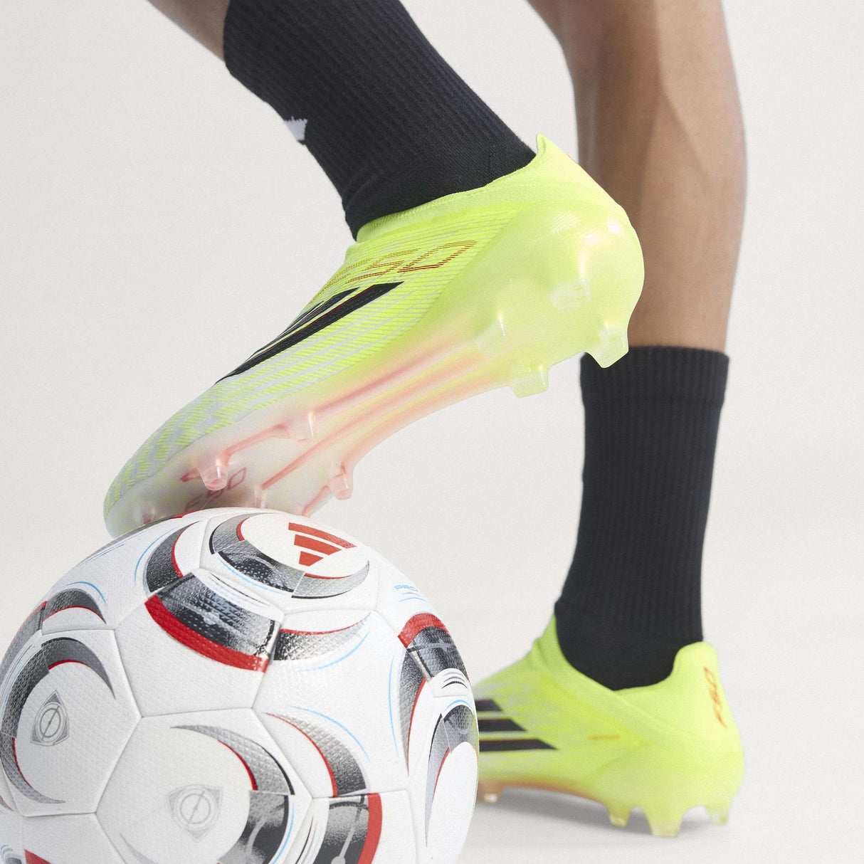 adidas F50 Elite Laceless FG Firm Ground Men´s Soccer Cleats - Yellow/Black/Red - Best Buy Soccer