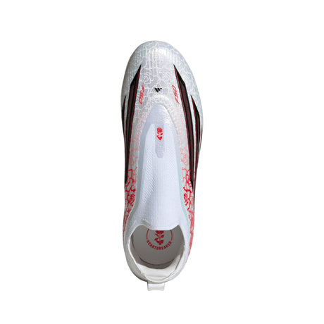 adidas F50 Elite Laceless FG Firm Ground Youth Soccer Cleats - White/Black/Red - Best Buy Soccer