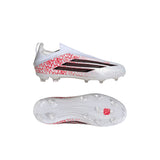 adidas F50 Elite Laceless FG Firm Ground Youth Soccer Cleats - White/Black/Red - Best Buy Soccer