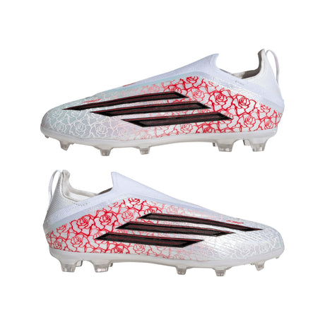 adidas F50 Elite Laceless FG Firm Ground Youth Soccer Cleats - White/Black/Red - Best Buy Soccer