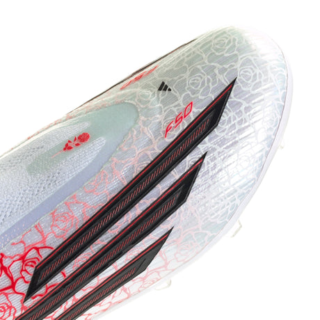 adidas F50 Elite Laceless FG Firm Ground Youth Soccer Cleats - White/Black/Red - Best Buy Soccer