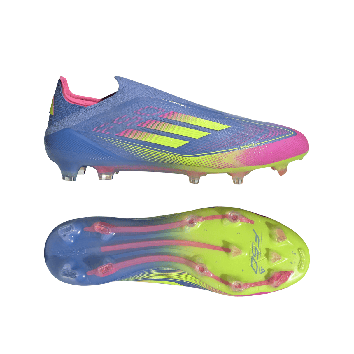 adidas F50 Elite Laceless Firm Ground Boots Blue - Best Buy Soccer