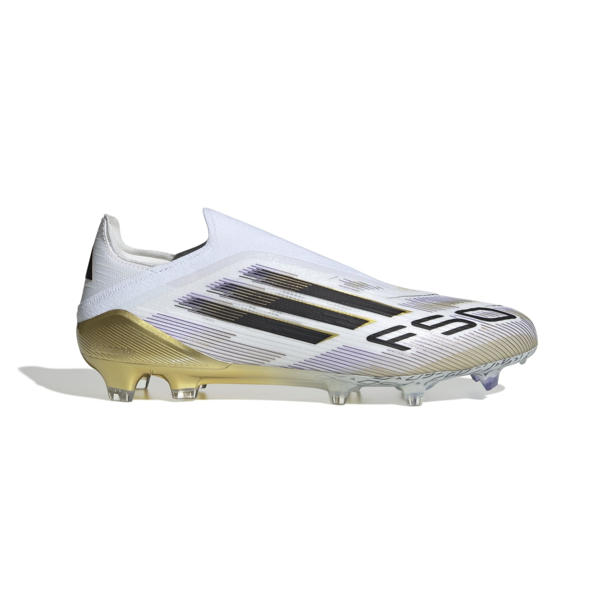 adidas F50 Elite Laceless Firm Ground Boots White/Black - Best Buy Soccer