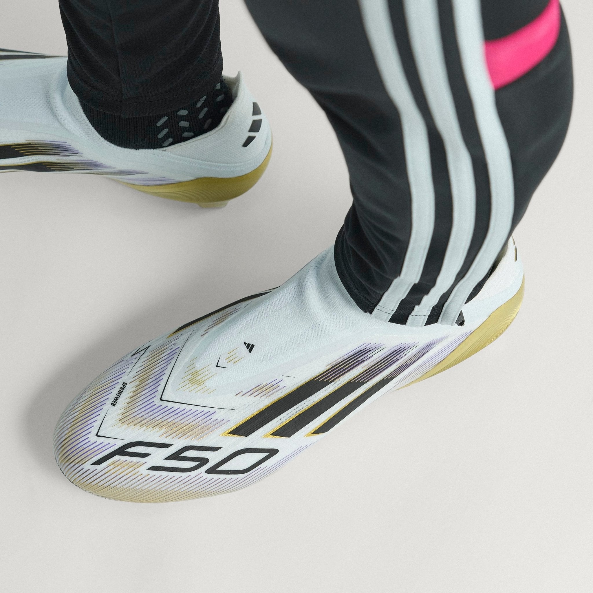 adidas F50 Elite Laceless Firm Ground Boots White/Black - Best Buy Soccer