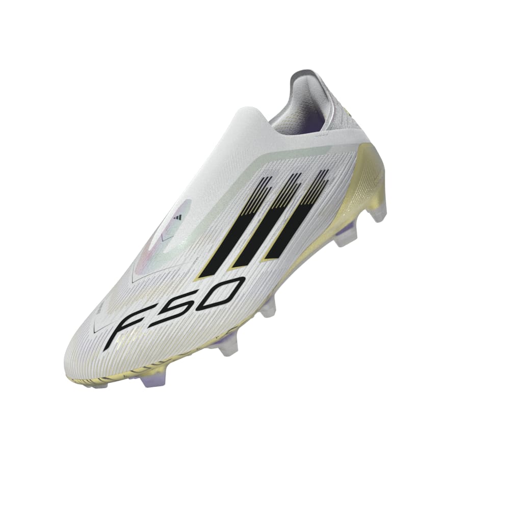 adidas F50 Elite Laceless Firm Ground Boots White/Black - Best Buy Soccer